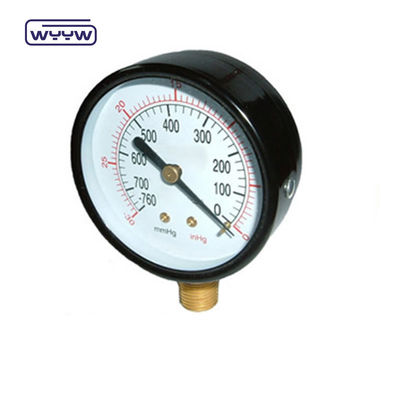 качество  Steel Vacuum Pressure Gauge Manometer Bottom Mount WYYW завод