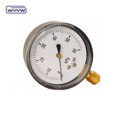 качество  60-100mm CmH2O Capsule Pressure Gauge Manometer 1.6% Accuracy завод