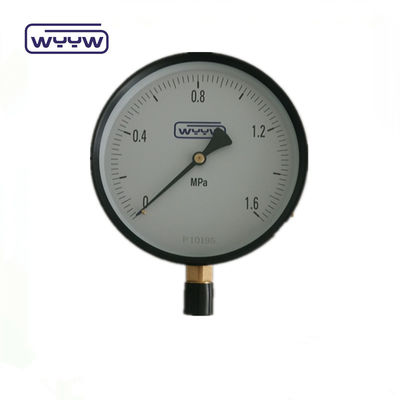 Манометр для газового 150 мм датчика из черной стальной оболочки типа 1.6MPa