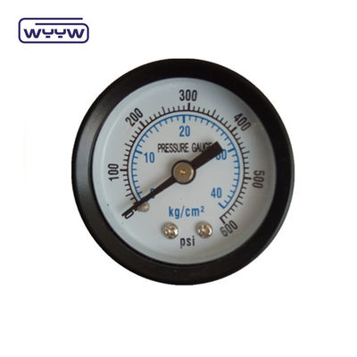 60MM 0-10 kgcm2 &amp; 150 psi Черный стальной корпус Белый манометр для давления воды