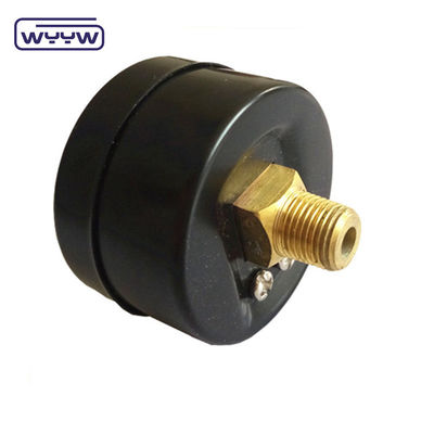 60MM 0-10 kgcm2 &amp; 150 psi Черный стальной корпус Белый манометр для давления воды