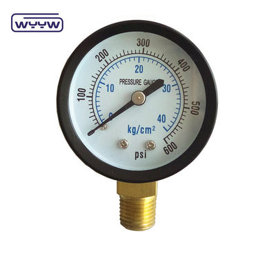 настраиваемый задний монтаж 150 psi горячая продажа 60 мм общий манометр M12X1.5 воздух 10 барный датчик давления