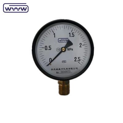 Цена WYYW завод 1MPa 1,6MPa 100mm датчик давления M20X1.5 G1/2&quot; манометр воды