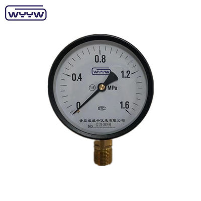 Цена WYYW завод 1MPa 1,6MPa 100mm датчик давления M20X1.5 G1/2&quot; манометр воды
