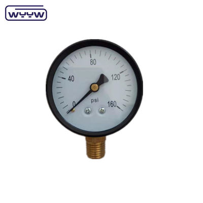 Высокое качество с конкурентоспособной ценой CE EN837-1 Водный воздух 1psi (0 - 600 Psi) Npt 1/4 Массуляр давления воды