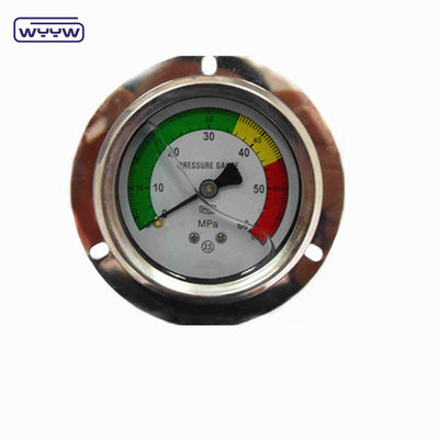 Панельная установка 4&quot; 1/2&quot;NPT или BSP Bar Psi Двойной масштаб жидкий масло наполнение PG100 серии нержавеющего давления