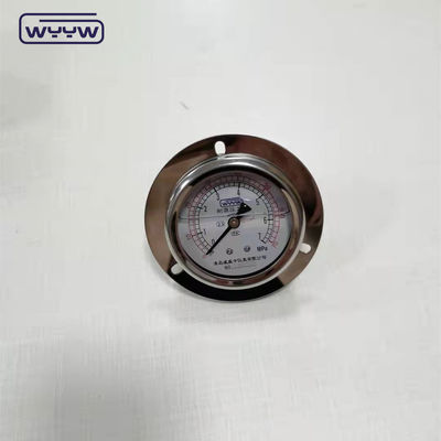 CE утвержденный 63mm EN837-1 сливочный масляный двойной шкал пресс-мера с передним фланцем