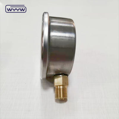 OEM для свободного промышленного манометра давления пневматический 1/4&quot;G радиальное соединение жидкость заполненный барный датчик давления 2,5&quot;