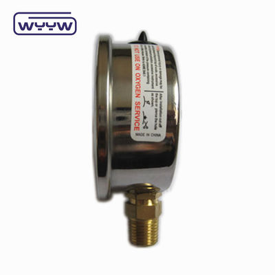 Высококачественный латунный соединение 1/4 &quot;BSP двойной шкалы бар Psi EN837-1 Accurac 1.6 жидкость заполненный датчик давления