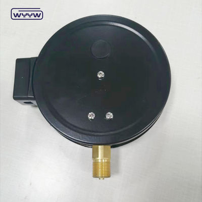 1.6MPa черный стальной корпус 1/2&quot;bsp M20X1.5 6 дюймовый электрический контакт двойной шкалы манометр приборов измерения давления цена