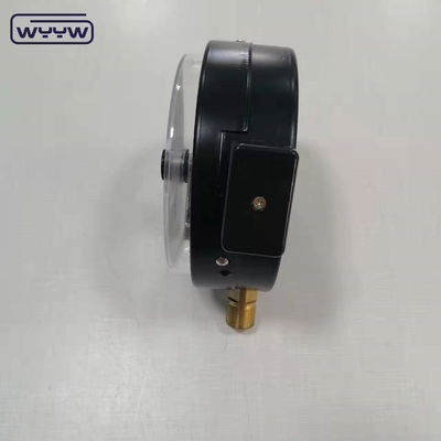 1.6MPa черный стальной корпус 1/2&quot;bsp M20X1.5 6 дюймовый электрический контакт двойной шкалы манометр приборов измерения давления цена