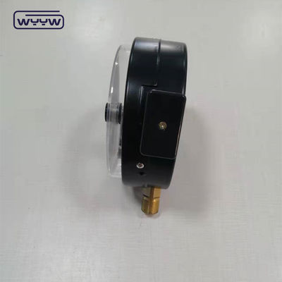 1.6MPa черный стальной корпус 1/2&quot;bsp M20X1.5 6 дюймовый электрический контакт двойной шкалы манометр приборов измерения давления цена