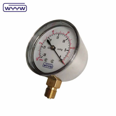 Низкий манометр ss 63mm inH2O wc mbar метель для измерения давления