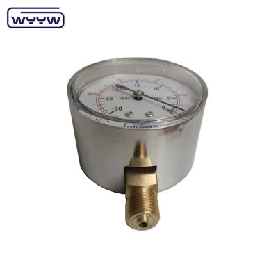 Низкий манометр ss 63mm inH2O wc mbar метель для измерения давления