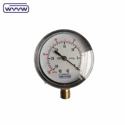 Низкий манометр ss 63mm inH2O wc mbar метель для измерения давления