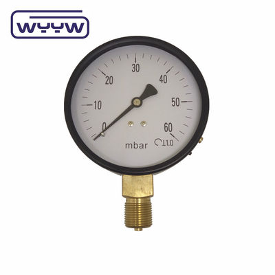 Низкий манометр SS 63mm InH2O УК-прибор для измерения давления