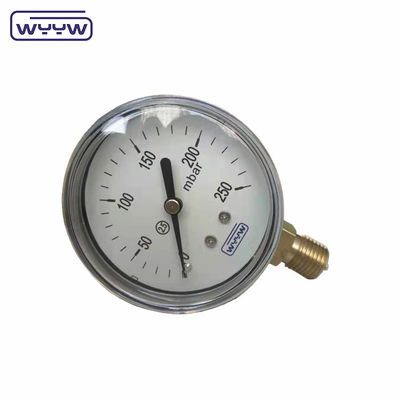 Массомер давления капсулы нижнего соединения Mbar KPa MmAq MmH2O