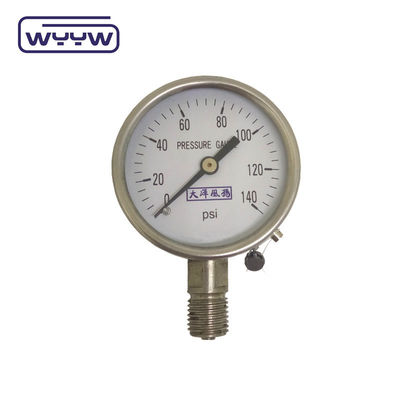 2.5' 4' 6' Face Bourdon Tube Oil / Dry Air Pressure Gauge Манометр