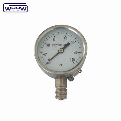 2.5' 4' 6' Face Bourdon Tube Oil / Dry Air Pressure Gauge Манометр