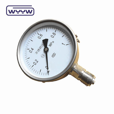 Y-100H не используют кислородные масла 100 мм высокоточное дно M20X1.5 G1/2&quot; сухой все нержавеющей стали датчик давления