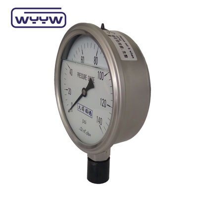 SS304 0-100Bar PSI 63mm 100mm Глицерин Манометр Датомер Глицерин Наполненный
