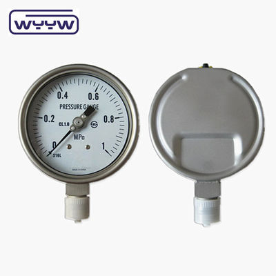 2.5" SS304 Заправленный маслом высокоточник Psi 2,5% 1,6% Точность