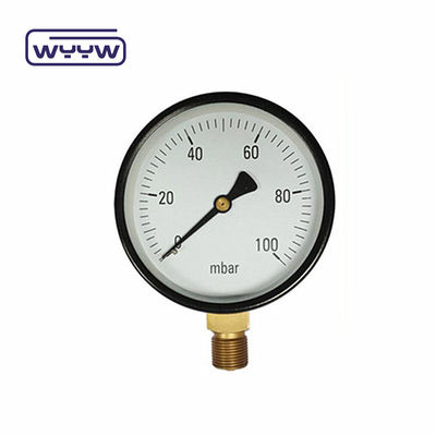 Высокоточный капсула MmH2O Дальномер для 63 мм 100 мм 150 мм 2,5% точность давления
