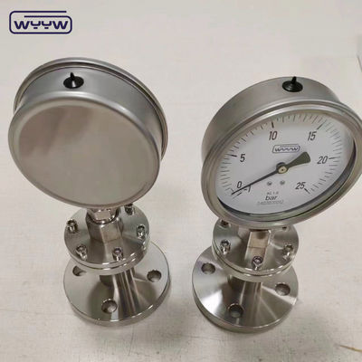 1/4 1/2 " дюйм NPT BSP диафрагма габарит Нижняя точка соединения ± 2,5% 1,6% точность
