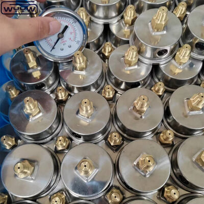 Манометр вакуумный из нержавеющей стали с циферблатом 60 мм и задним креплением для промышленных применений