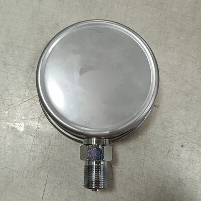 4-дюймовый 100-мм жидконаполненный гидравлический манометр с диапазоном 0-2,5 МПа/0-25 кгс/см² и ударопрочной конструкцией