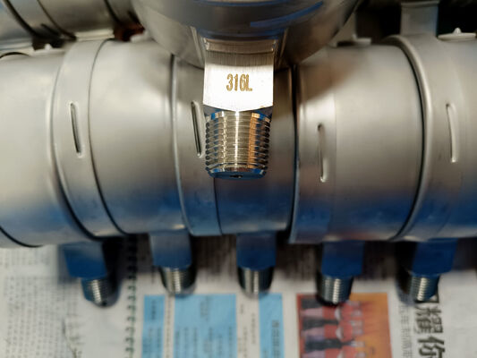 Манометр из нержавеющей стали 316, 4 дюйма, с байонетным кольцом для ударопрочности