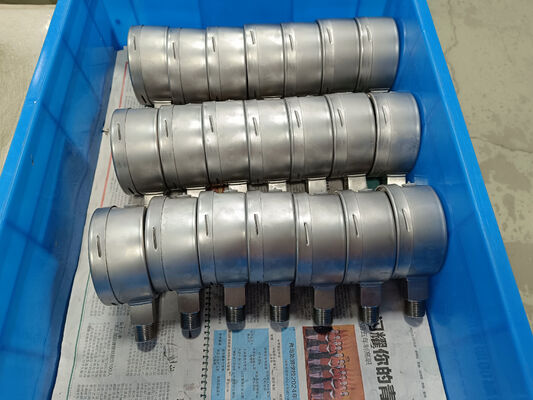 Манометр из нержавеющей стали 316, 4 дюйма, с байонетным кольцом для ударопрочности