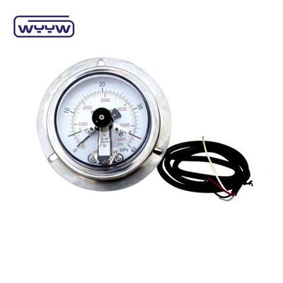 4 Inch 100mm 0-1.6MPa Electric Contact Pressure Gauge | Electric Oil Pressure Gauge, Explosion Proof Electric Contact Pressure Gauge For Sale